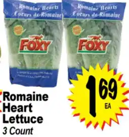 Superior Grocers Romaine Heart Lettuce offer