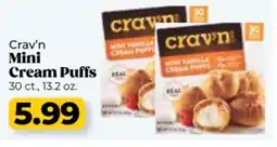 Roche Bros Crav'n Mini Cream Puffs offer