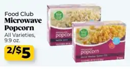 Roche Bros Food Club Microwave Popcorn offer