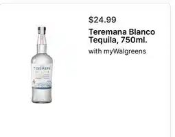 Walgreens Teremana Blanco Tequila, 750ml offer