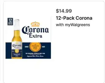 Walgreens 12-Pack Corona offer