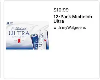 Walgreens 12-Pack Michelob Ultra offer