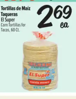 El Super Fresh Corn Tortillas for Tacos offer