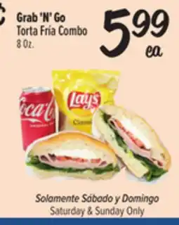 El Super Fresh Grab N'Go Torta Fría Combo offer