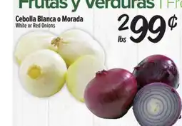 El Super Fresh White or Red Onions offer