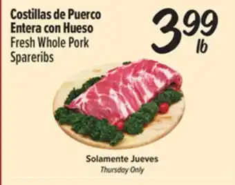 El Super Fresh Fresh Whole Pork Spareribs offer