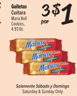 El Super Fresh Maria Roll Cookies offer