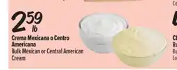 El Super Fresh Bulk Mexican or Central American Cream offer
