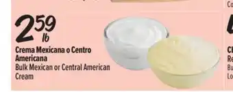 El Super Fresh Bulk Mexican or Central American Cream offer