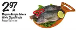 El Super Fresh Whole Clean Tilapia offer