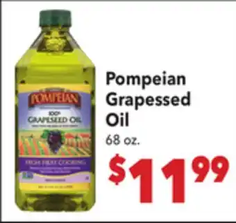Vallarta Supermarkets Pompeian Grapessed Oil offer