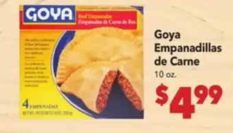 Vallarta Supermarkets Goya Empanadillas de Carne offer