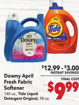 Vallarta Supermarkets Downy April Fresh Fabric Softener offer