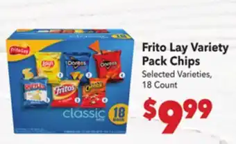 Vallarta Supermarkets Frito Lay Variety Pack Chips offer