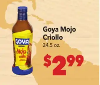 Vallarta Supermarkets Goya Mojo Criollo offer