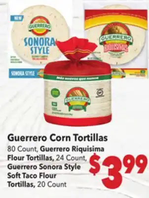 Vallarta Supermarkets Guerrero Corn Tortillas offer