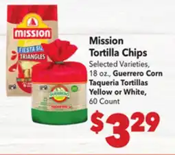 Vallarta Supermarkets Mission Tortilla Chips offer