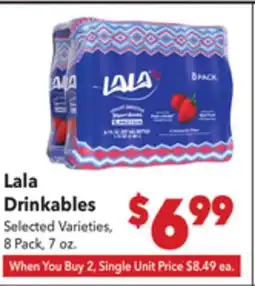 Vallarta Supermarkets Lala Drinkables offer