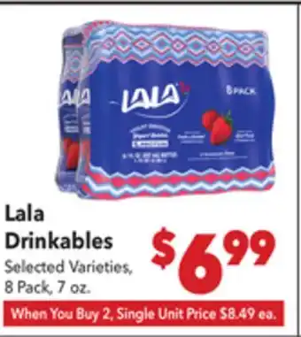 Vallarta Supermarkets Lala Drinkables offer