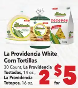 Vallarta Supermarkets La Providencia White Corn Tortillas offer