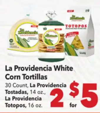 Vallarta Supermarkets La Providencia White Corn Tortillas offer