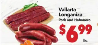 Vallarta Supermarkets Vallarta Longaniza offer