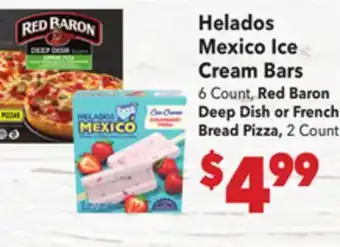 Vallarta Supermarkets Helados Mexico Ice Cream Bars offer