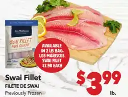 Vallarta Supermarkets Swai Fillet / FILETE DE SWAI offer