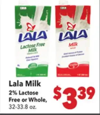 Vallarta Supermarkets Lala Milk offer