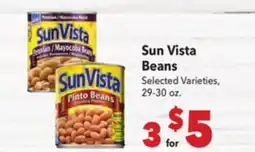 Vallarta Supermarkets Sun Vista Beans offer