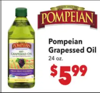 Vallarta Supermarkets Pompeian Grapessed Oil offer