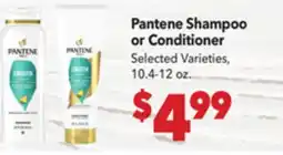 Vallarta Supermarkets Pantene Shampoo or Conditioner offer