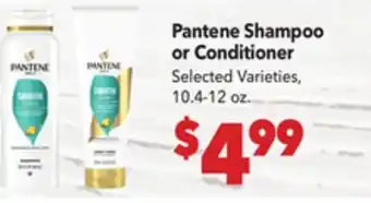 Vallarta Supermarkets Pantene Shampoo or Conditioner offer