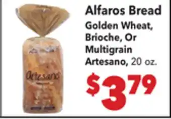 Vallarta Supermarkets Alfaros Bread offer