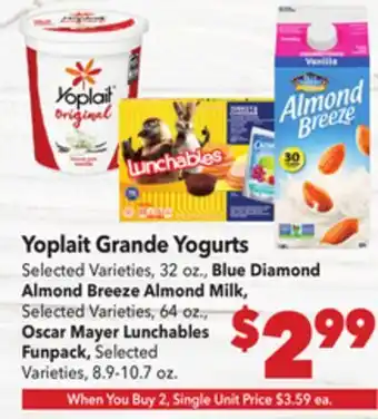 Vallarta Supermarkets Yoplait Grande Yogurts offer