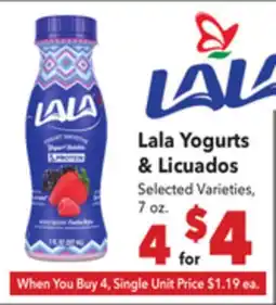 Vallarta Supermarkets Lala Yogurts & Licuados offer
