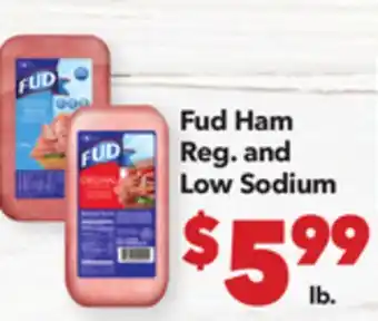 Vallarta Supermarkets Fud Ham Reg. and Low Sodium offer