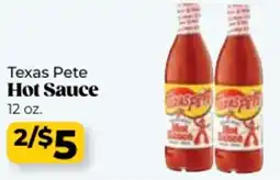 Roche Bros Texas Pete Hot Sauce offer