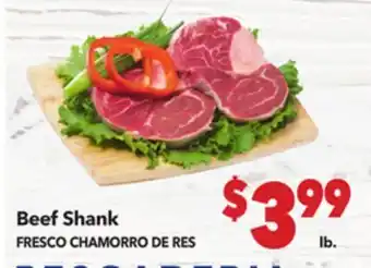 Vallarta Supermarkets Beef Shank / FRESCO CHAMORRO DE RES offer