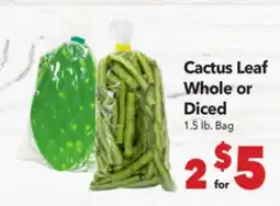 Vallarta Supermarkets Cactus Leaf Whole or Diced offer