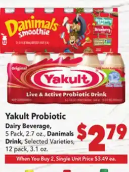 Vallarta Supermarkets Yakult Probiotic Dairy Beverage offer