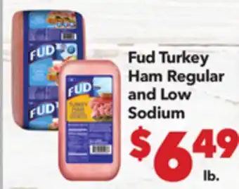 Vallarta Supermarkets Fud Turkey Ham offer