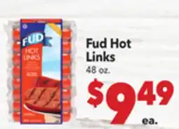 Vallarta Supermarkets Fud Hot Links offer