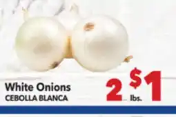 Vallarta Supermarkets White Onions / CEBOLLA BLANCA offer