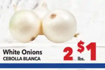 Vallarta Supermarkets White Onions / CEBOLLA BLANCA offer