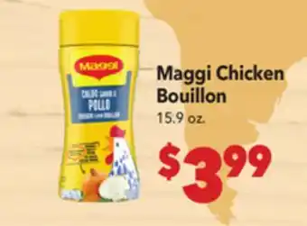 Vallarta Supermarkets Maggi Chicken Bouillon offer