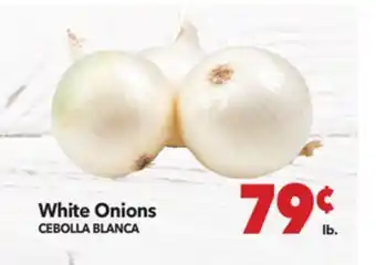Vallarta Supermarkets White Onions / CEBOLLA BLANCA offer