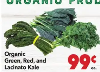 Vallarta Supermarkets Organic Green, Red, and Lacinato Kale offer