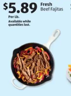 Aldi Fresh Beef Fajitas offer