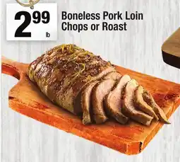 Super King Markets Boneless Pork Loin Chops or Roast offer